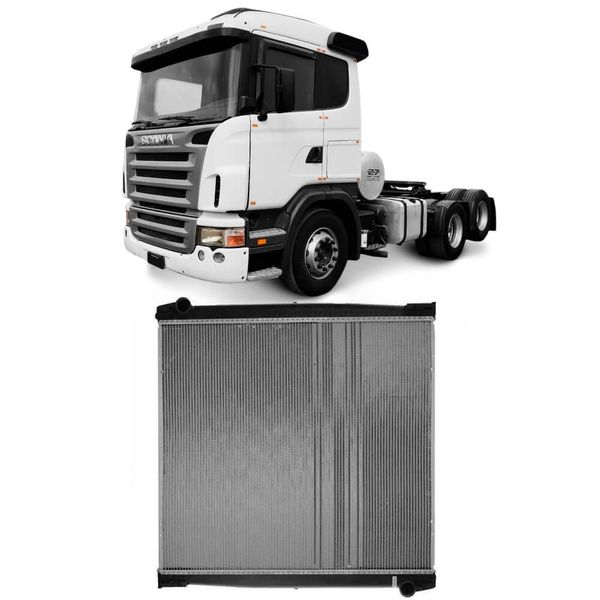 Radiador Scania R 124 97 2008 Lateral Visconde