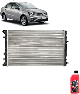 Kit Radiador VW Gol/Voyage 1.0/1.6 2009+ Com Ar + Aditivo Radiador Paraflu 01 Litro Rosa