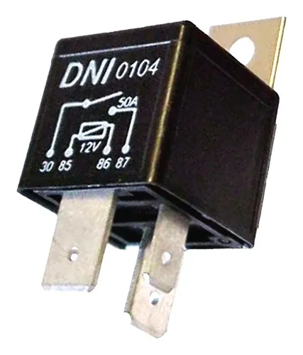 Relé Aux 4 Terminais 12V 50A C Suporte 185715