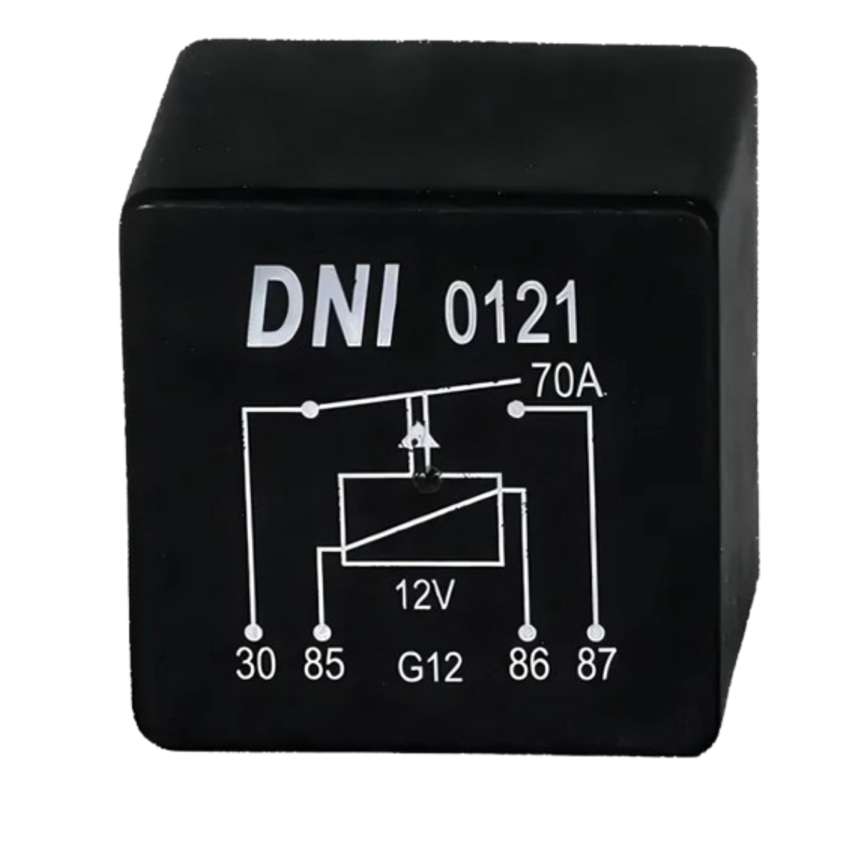 Relé Auxiliar Injeção Eletronica 70A 12V 4 Terminais Eletrika EKX0121R