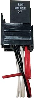 DNI, 7536, Mini Rele com Soquete Chicote Modular - 40 / 30A 24V 5 Term