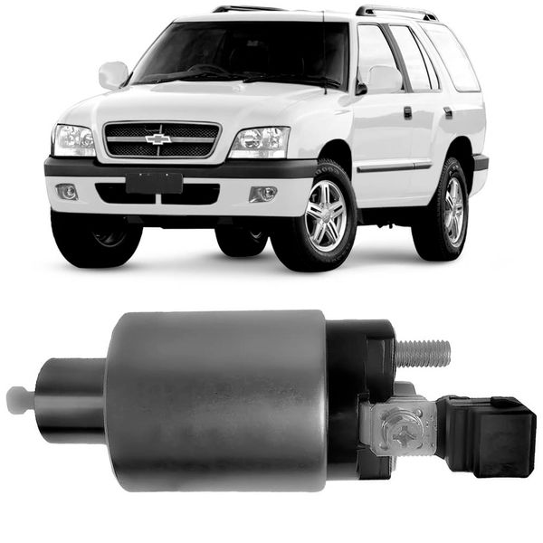 Relé Solenoide Partida 12V Blazer S10 Silverado 2002 2021 Zm 2695