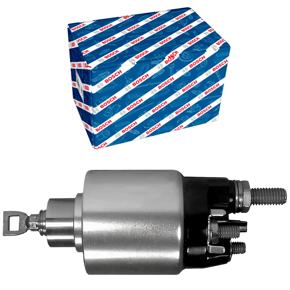 Relé Solenoide Partida 12V Mobi Palio Punto Strada Uno 2000 2021 Bosch 2339345002
