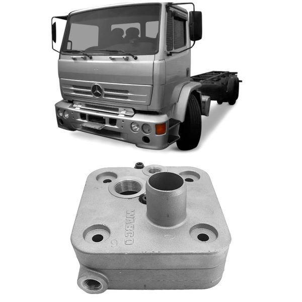 Reparo Cabeçote Compressor Ar Mb Axor OM457 O500 OM926 Wabco 9125109202
