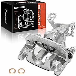 A-Premium Conjunto de pinça de freio a disco com suporte compatível com Ford Focus 2000-2007 - lado traseiro direito do passageiro