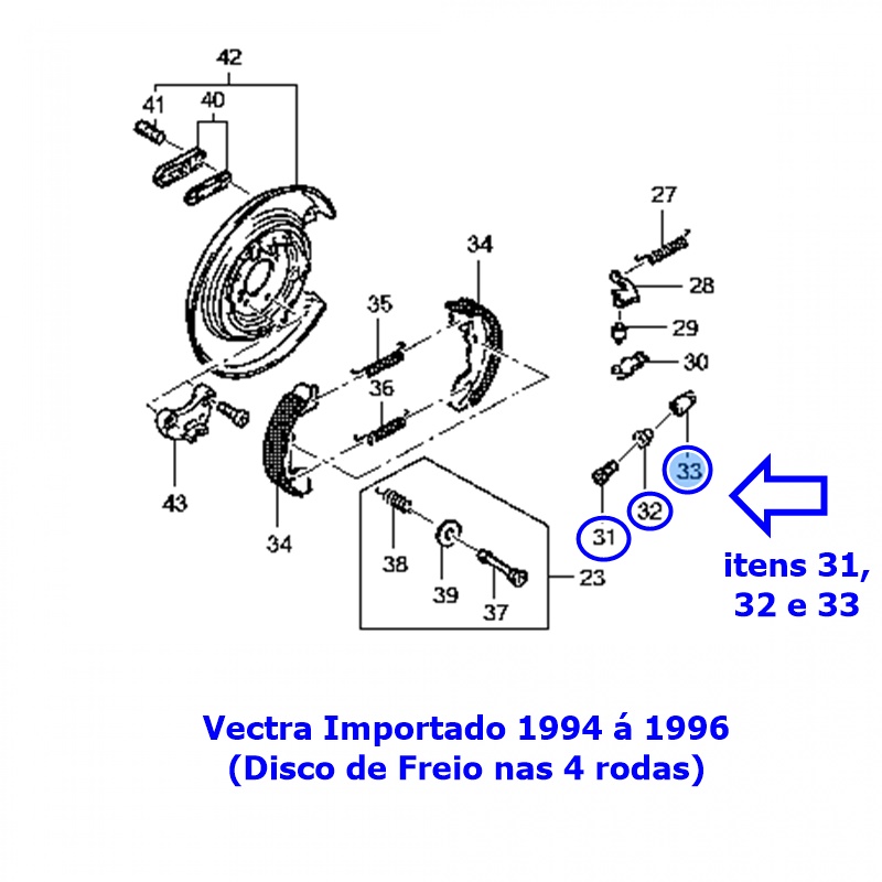 Reparo Freio Disco Dianteiro Gm Astra Vectra Zafira 01 10 2 Rodas Ceccarelli