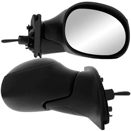 Retrovisor C3 2003 2008 2 4 Portas Preto Controle Cofran