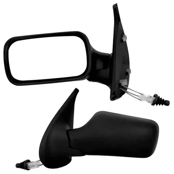 Retrovisor Fiat Palio 96 99 4 Portas Preto Controle Cofran