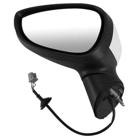 Retrovisor Ford Fiesta 2011 2019 Cinza Preto Elétrico Cofran