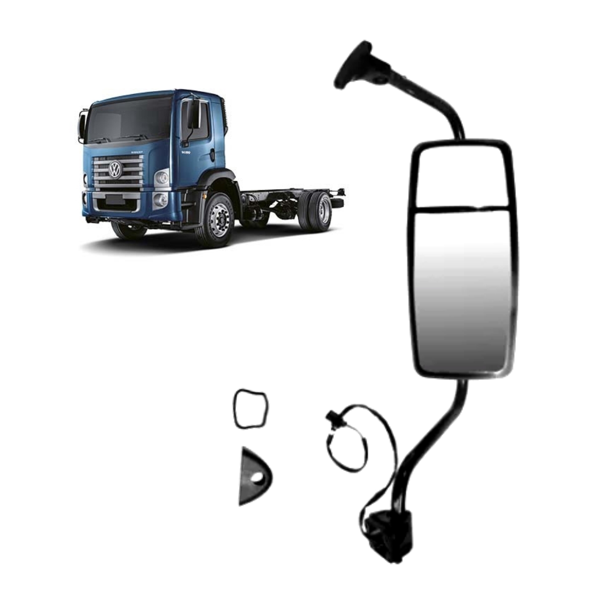 Retrovisor VW Constellation 12 17 Ld Euro 5 Tds S Desemb Bifocal 249107