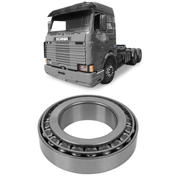 Rolamento Roda Scania 112 81 92 Traseiro Suspensys 71100081