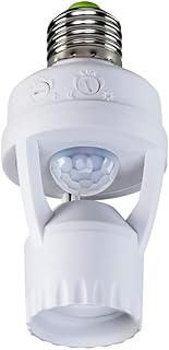 Sensor de Presença Bivolt para Lâmpada com Fotocélula - Soquete E27, Detecção de Movimento e Economia de Energia (1)