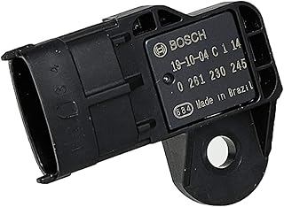 Sensor Pressão Bosch 0261230245, Compatível com Fiat Palio 1.4 ano 2007 em diante. Palio 1.8 Adventure ano 2006 em diante. Palio Weekend 1.0/1.3 ano 2000 em diante. Strada e Siena 1.0/1.3.
