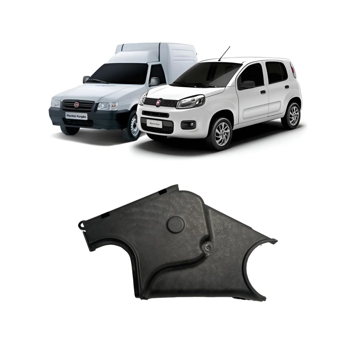 Tampa Correia Dentada Direito Fiat Uno Fiorino 2008 2013