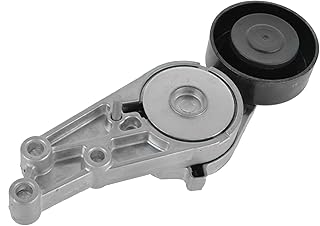 TRQ Conjunto de tensor de correia Serpentine com polia compatível com Audi A4 02-08 1.8L 2.0L
