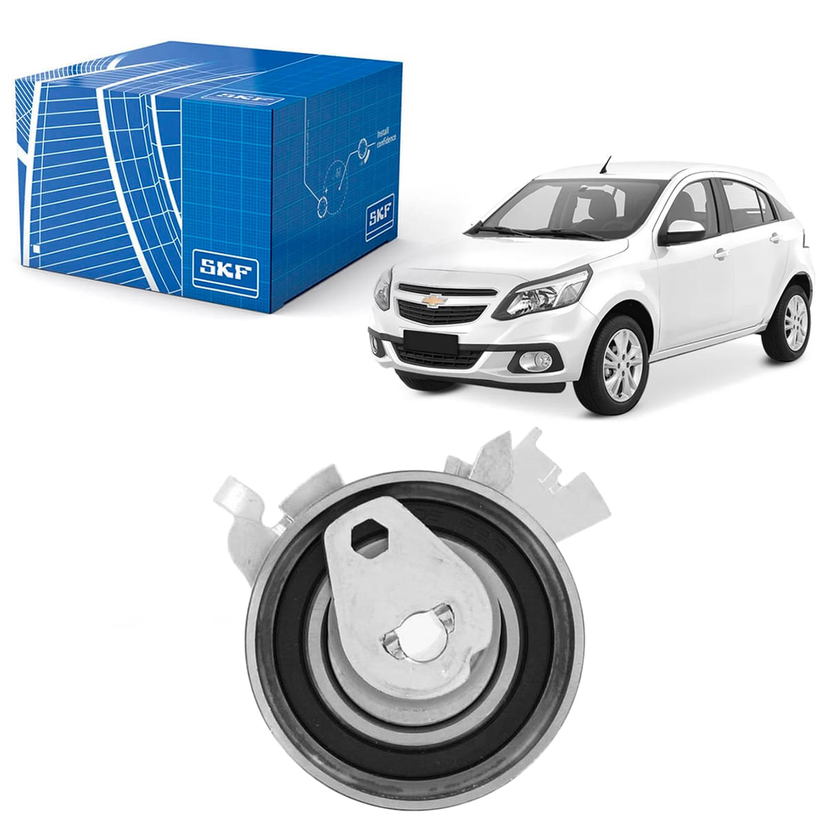 Tensor Correia Dentada Chevrolet Agile 1 4 2010 2014 Skf