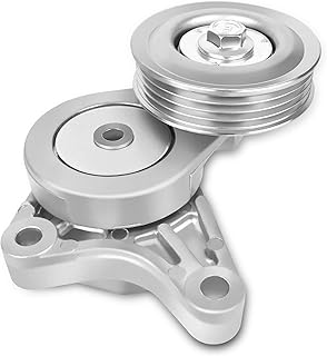 31170RMX003 Conjunto de polia tensora de correia de transmissão apto para Honda Civic 2006 2007 2008 2009 2010 2011 L4 1,3L, tensor de correia serpentina para 39070