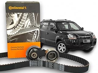 Kit Correia Dentada + Tensor + Polia Compatível Com Elantra I30 2.0 16v