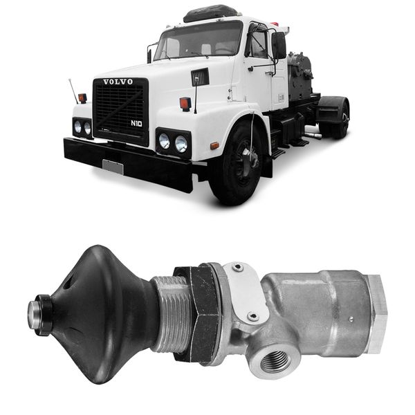 Valvula Acionamento Embreagem Volvo N10 N12 NL10 NL12 3 2 Vias Wabco 4630220200 4630220200, N12
