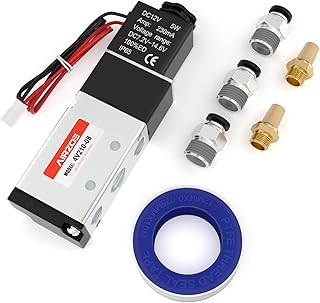 Valvula Solenoide 12V 5 2 Vias Elétrica