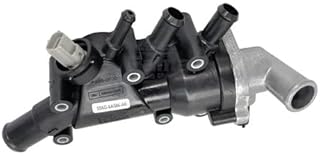 Válvula Termostática Completa Original 5S6G84586AB Compatível com Fiesta Ka Ecosport Focus Zetec 1.0 1.6 Flex 2004 a 2014