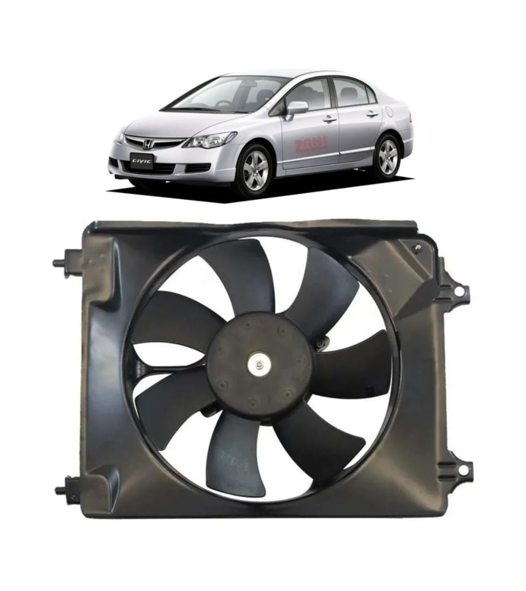 Ventoinha Radiador Fit Civic 1 5 1 4 2009 2016 100W Ar Bauen