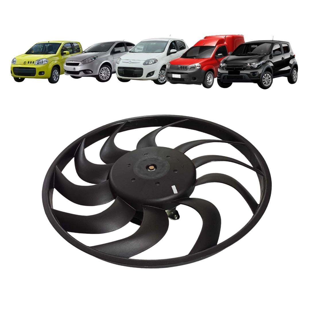Ventoinha Radiador Mobi Palio Uno 1 0 8V 2011 2020 Ar Valeo 700865R