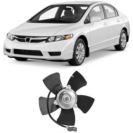 Ventoinha Radiador New Civic 1 8 2006 2011 130W Ar Bauen BAU100151