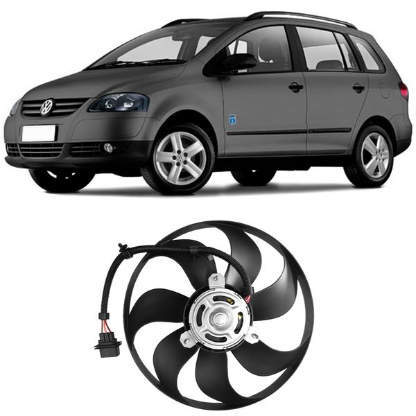Ventoinha Radiador Polo Space Fox 2006 2014 Ar Gauss GE1029