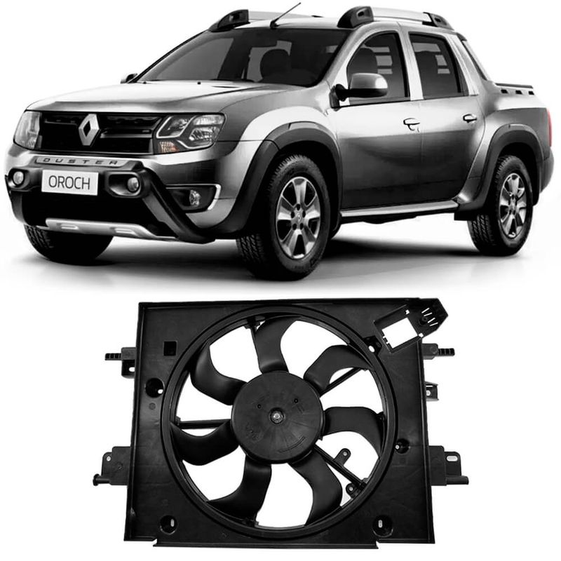 Ventoinha Radiador Renault Oroch 1 6 2 0 2016 2018 Ar Valeo